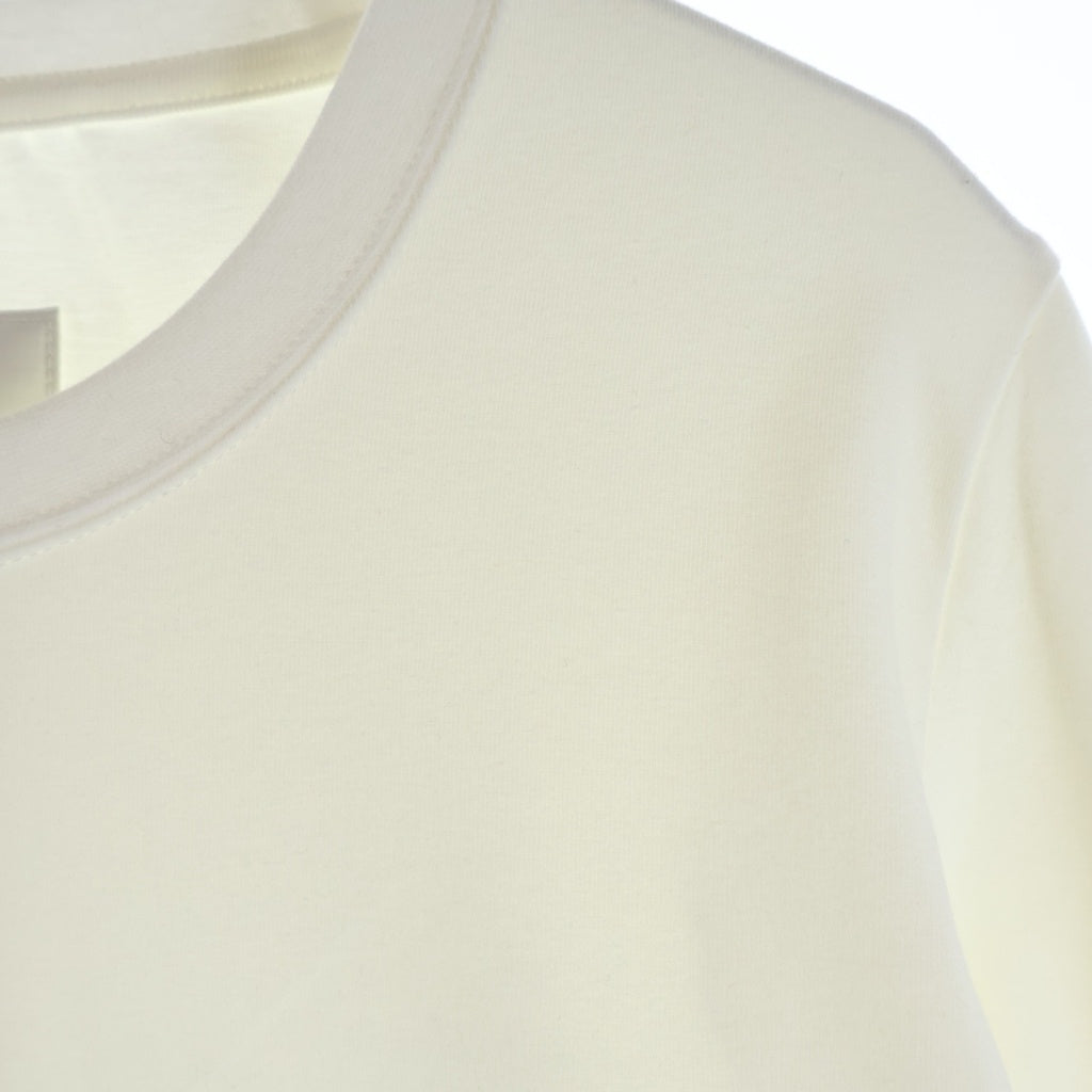doublet(ダブレット) 22SS STRETCHING OVERSIZE LONG SLEEVE T-SHIRT 22SS06CS218 ストレッチング オーバーサイズ クルーネック長袖Tシャツカットソー ロンT ホワイト