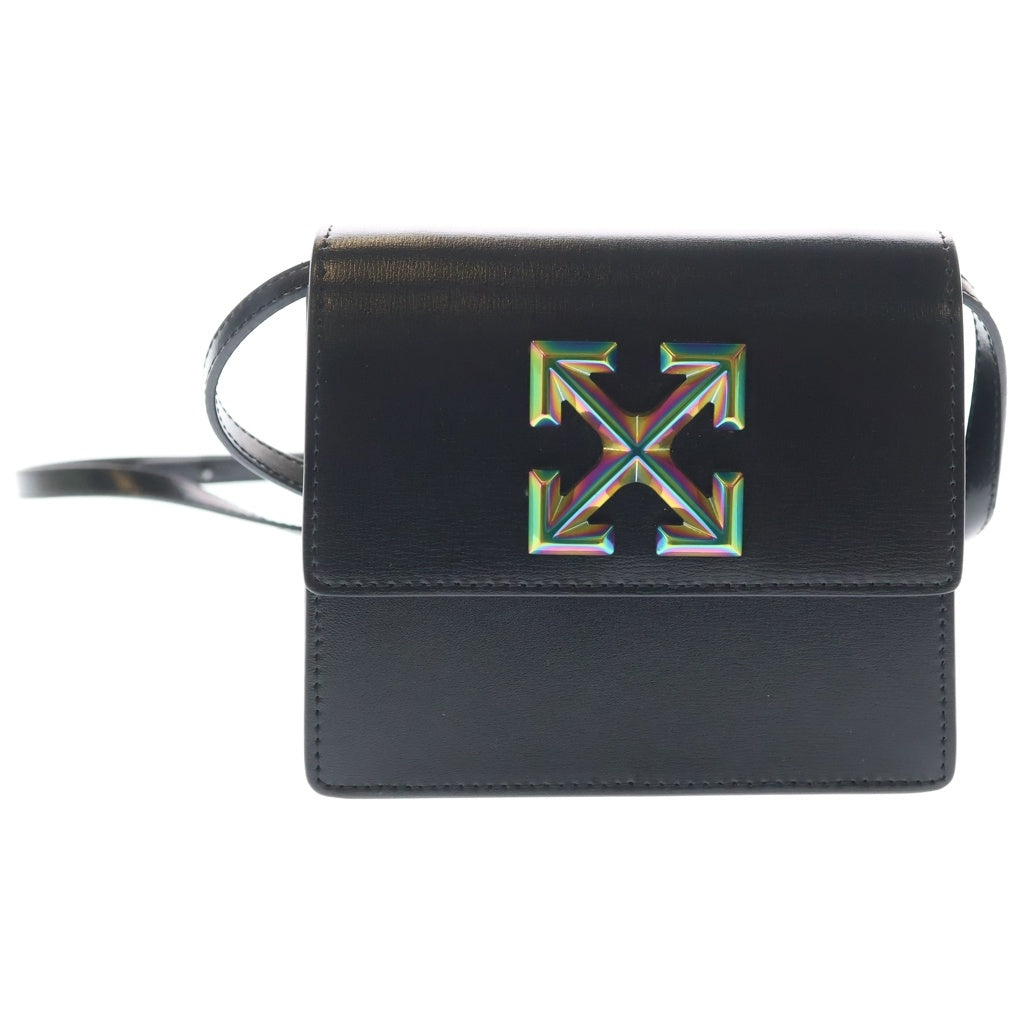 OFF-WHITE オフホワイト Calfskin Jitney 0.7 Belt Bag Crossbody OWNN18BC99LEA0010410 カーフスキン ジットニー 0.7 ベルトバッグ クロスボディ ショルダーバッグ ブラック OFF-WHITE(オフホワイト) Calfskin Jitney 0.7 Belt Bag Crossbody