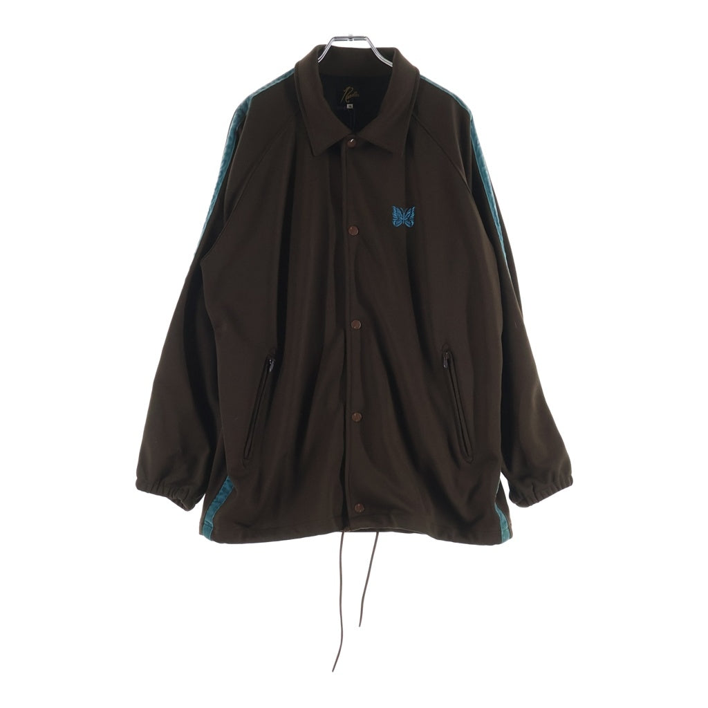 Needles(ニードルス) 18AW Side Line Coach Jacket DI182 サイドライン フロントパピヨン刺繍 コーチジャケット ブラウン