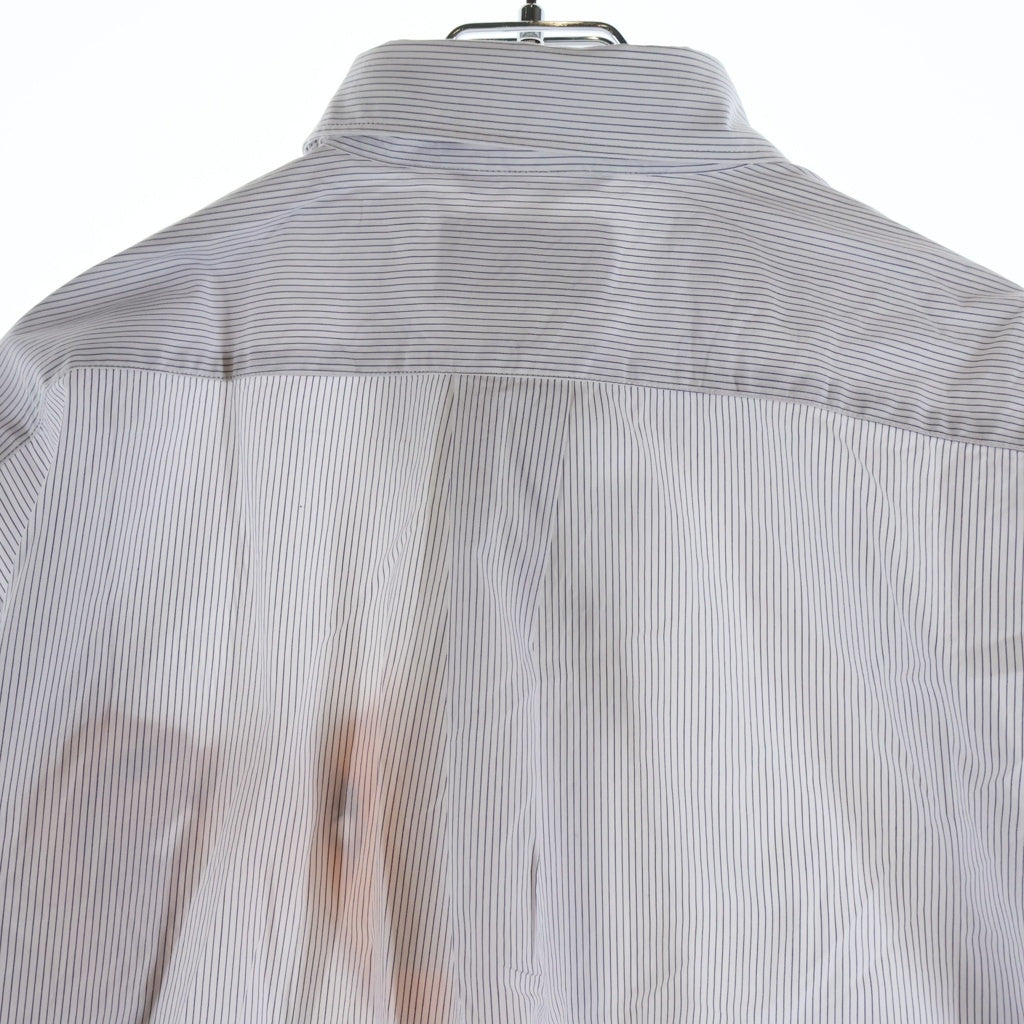 doublet(ダブレット) 22AW HAND-EMBROIDERY PHOTO STITCH SHIRT 22AW40SH112 ハンド エンブロイダリー フォト ステッチ 長袖コットンシャツ ホワイト