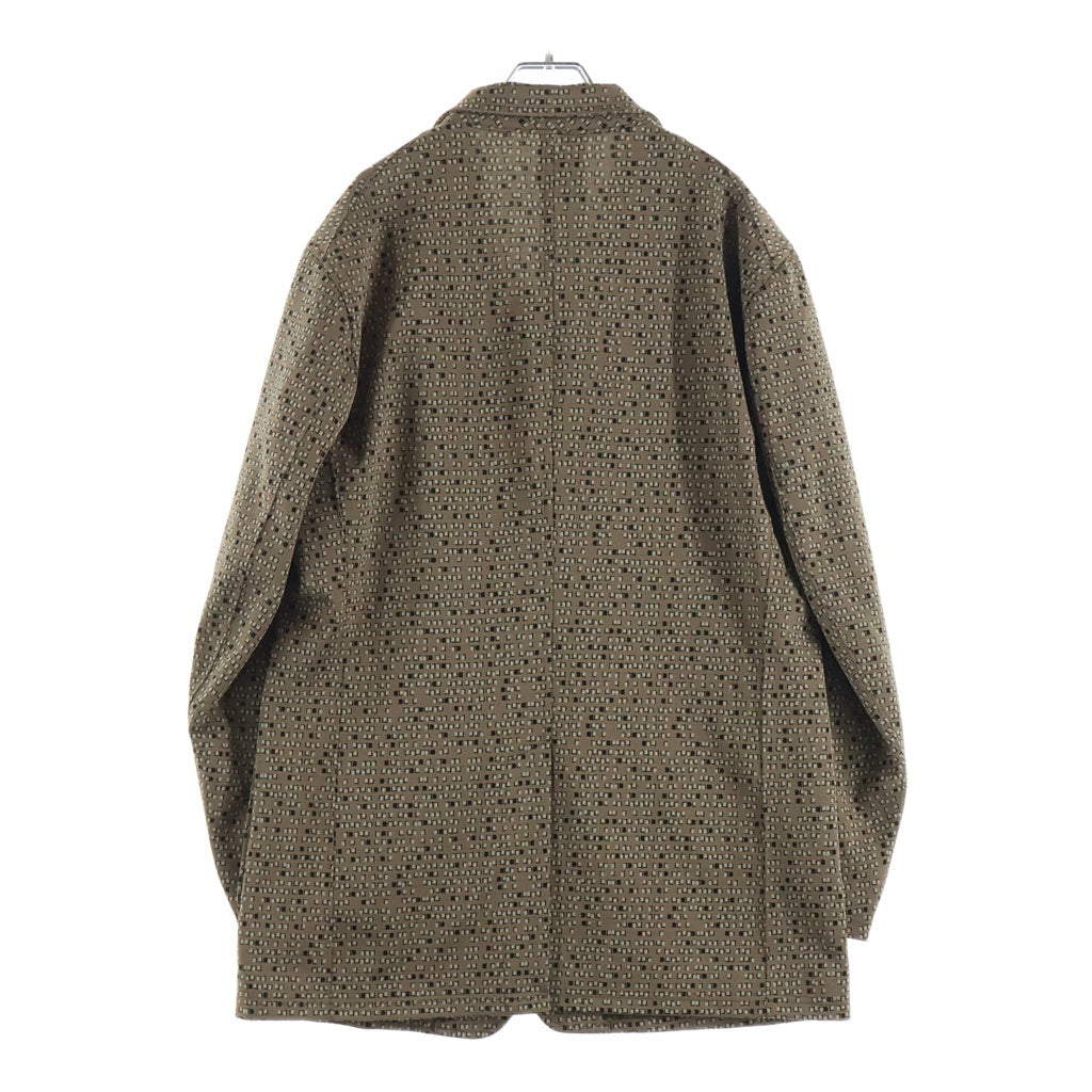 Needles(ニードルス) 20AW B JACKET POLY HM238 千鳥格子 ポリテーラードジャケット ブラウン