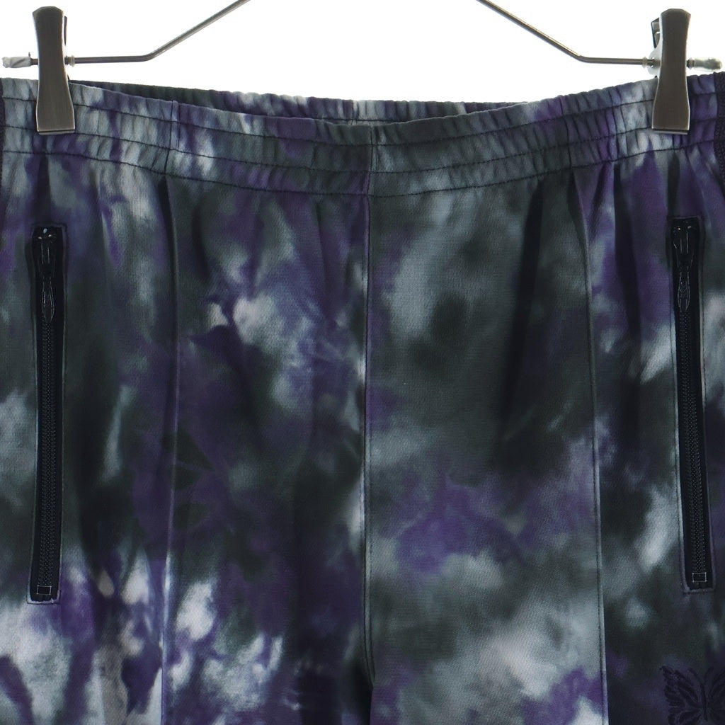 Needles(ニードルス) 21SS Narrow Track Pants IN936 フロントパピヨンロゴ刺繍 ナロートラックパンツ ジャージ パープル