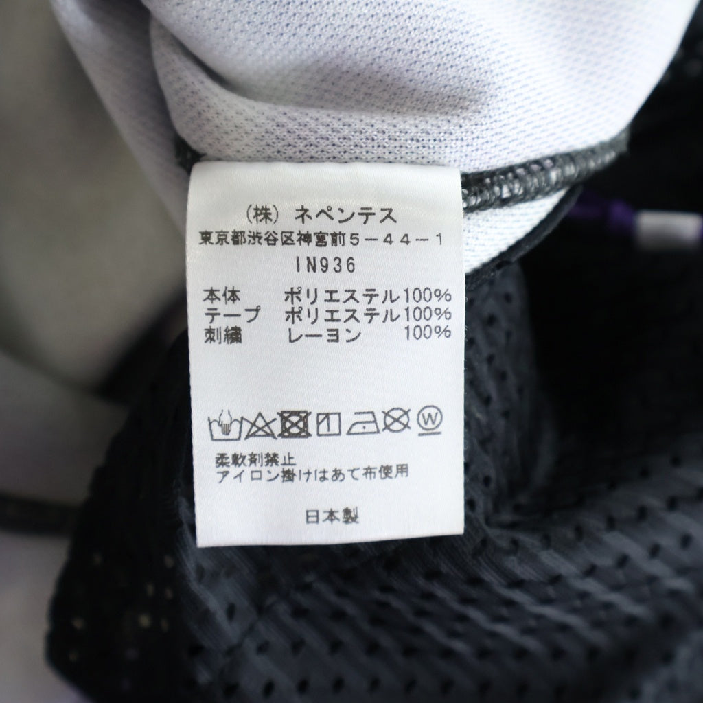 Needles(ニードルス) 21SS Narrow Track Pants IN936 フロントパピヨンロゴ刺繍 ナロートラックパンツ ジャージ パープル