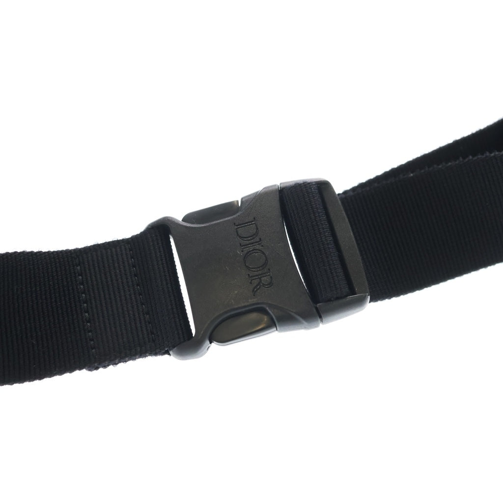 Christian Dior(クリスチャンディオール) ×KAWS nylon waist bag カウズ ナイロン ウエストポーチ ショルダーバッグ ロゴ ハチ ブラック