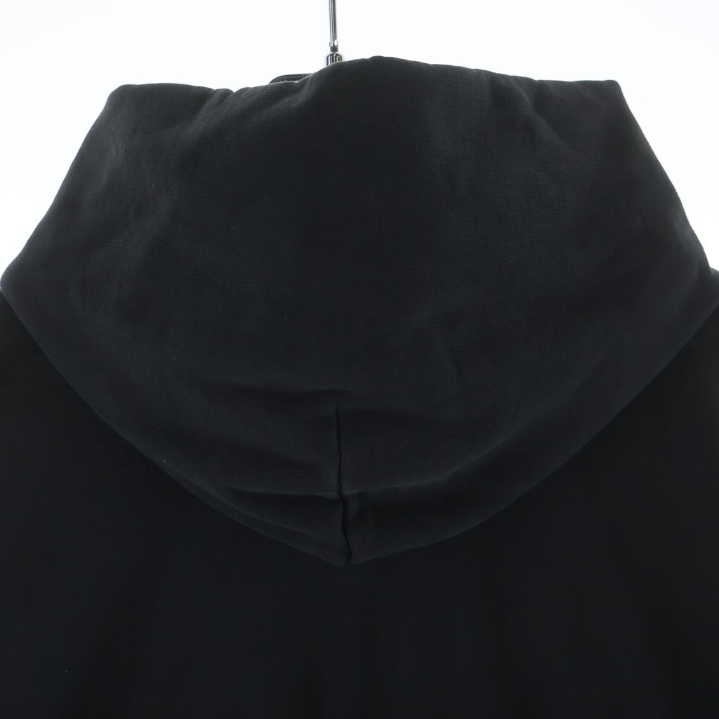 BALENCIAGA(バレンシアガ) 24AW ロゴ ヴィンテージ プリント プルオーバー パーカー ブラック 803265 TRVH6
