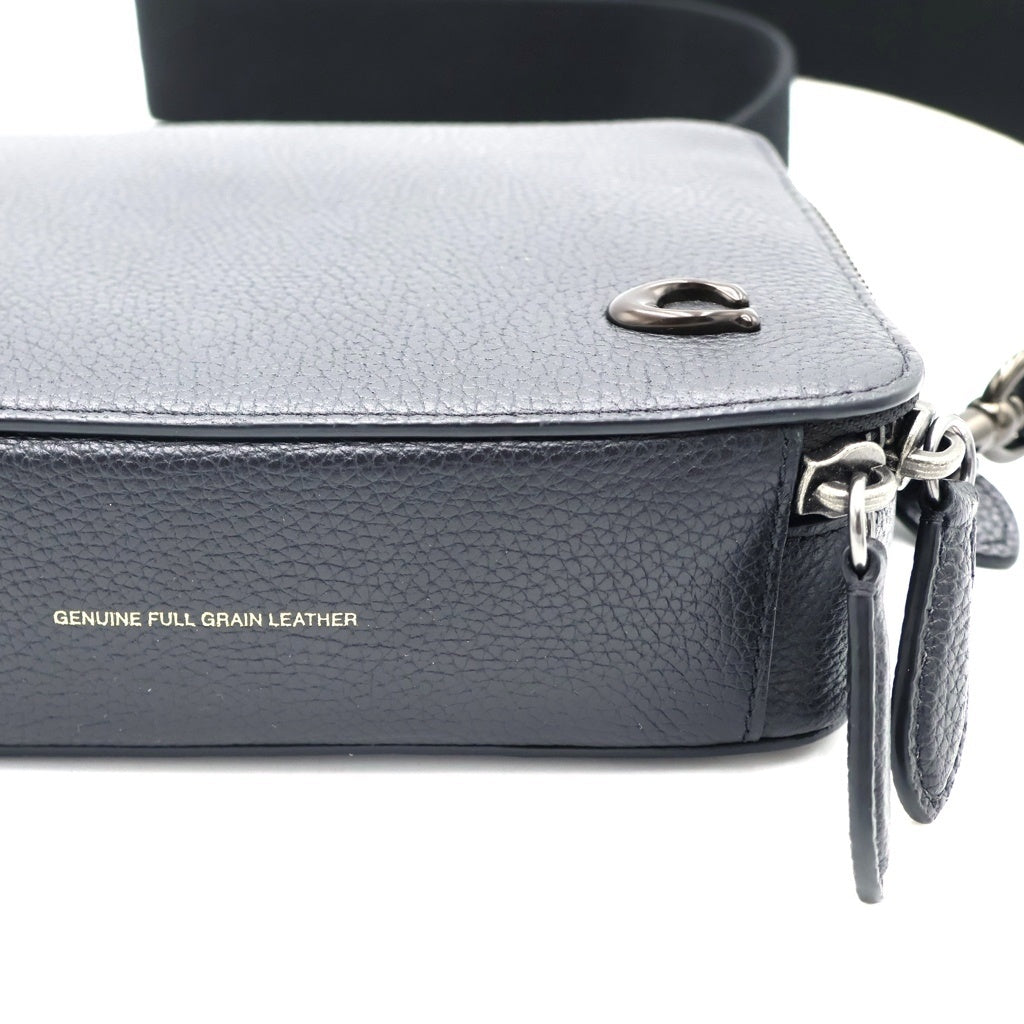 COACH(コーチ) チャーター クロスボディ 19 レザーショルダーバッグ ブラック