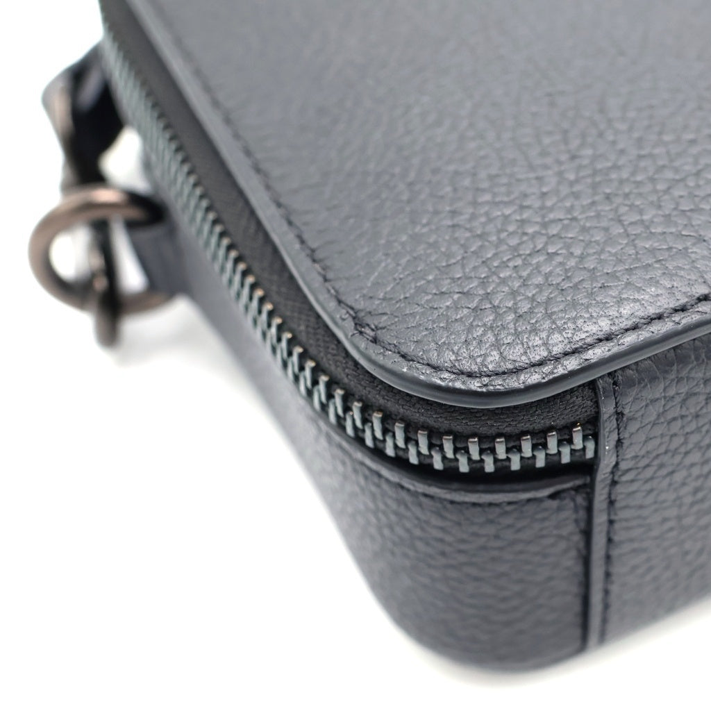 COACH(コーチ) チャーター クロスボディ 19 レザーショルダーバッグ ブラック