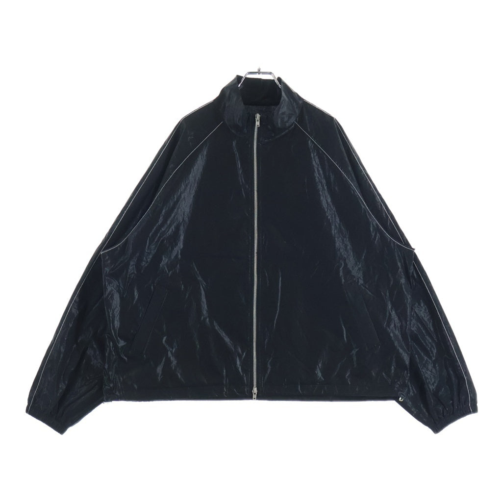 Matin Kim(マーティンキム) 25AW LOGO COATING JKT MK2500JP002V ロゴ コーティングブルゾンジャケット ブラック MK2500JP002V