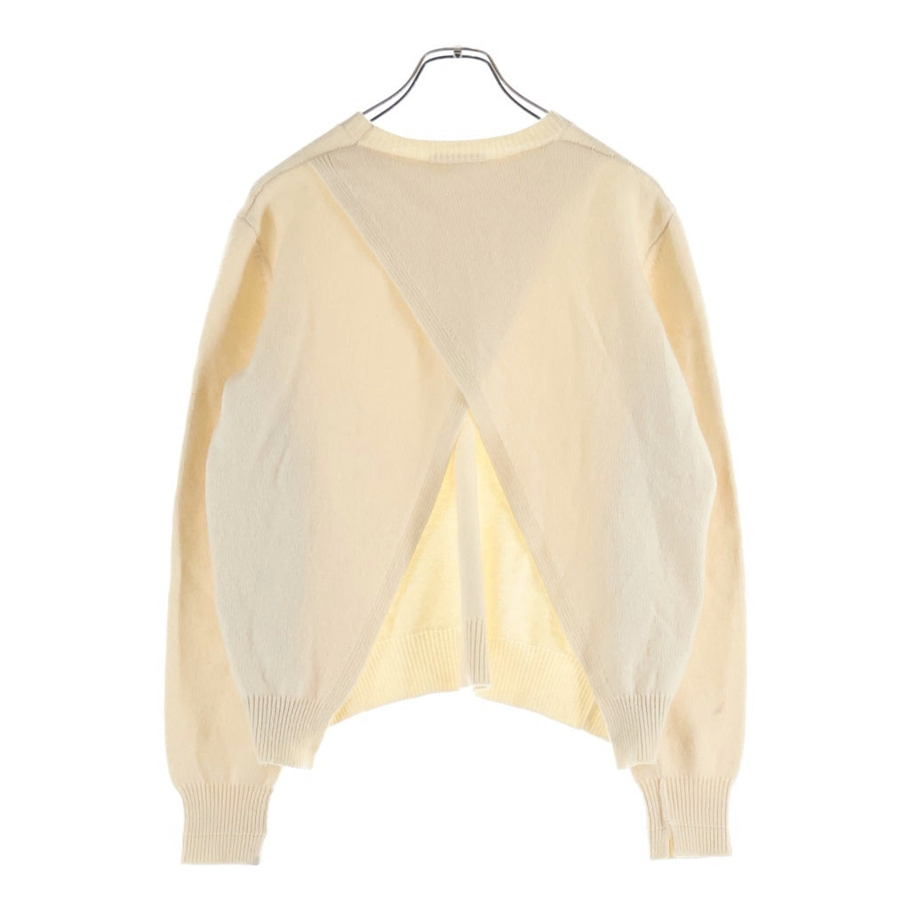 CELINE(セリーヌ) Macadam Cashmere Poncho Sweater フィービー ファイロ期 マカダム カシミヤ クルーネックニットセーター ポンチョ ベージュ レディース 2 3U58/3265