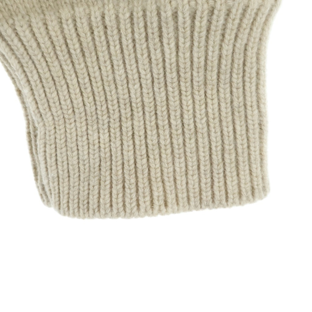 CELINE(セリーヌ) Cashmere Blend Chunky Knit フィービー ファイロ期 カシミヤ混 チャンキーニット ハイネック長袖ニットセーターベージュ レディース 2 3CT9/7265