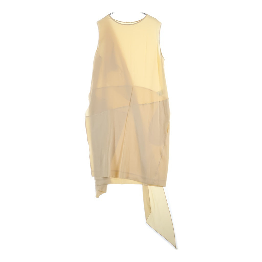 CELINE(セリーヌ) Silk Dress シルク ドレス ワンピース ベージュ レディース 2 6D62/2608
