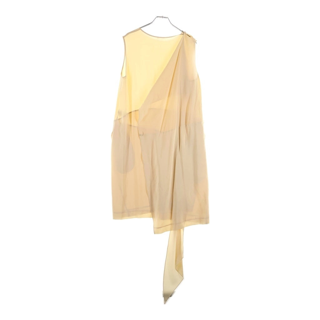 CELINE(セリーヌ) Silk Dress シルク ドレス ワンピース ベージュ レディース 2 6D62/2608