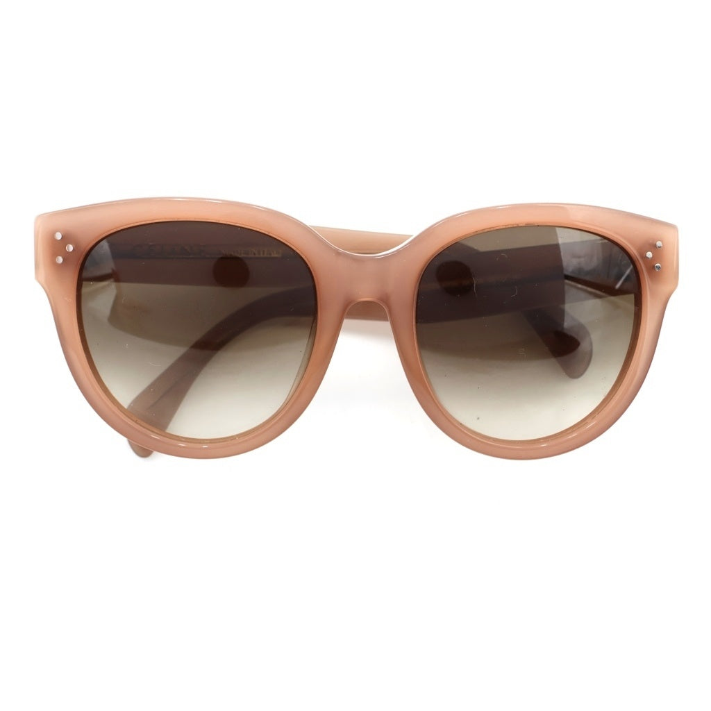 CELINE(セリーヌ) オーバルフレーム サングラス 眼鏡 アイウェア 55□22 145 ブラウン CL41755 GKYDB レディース