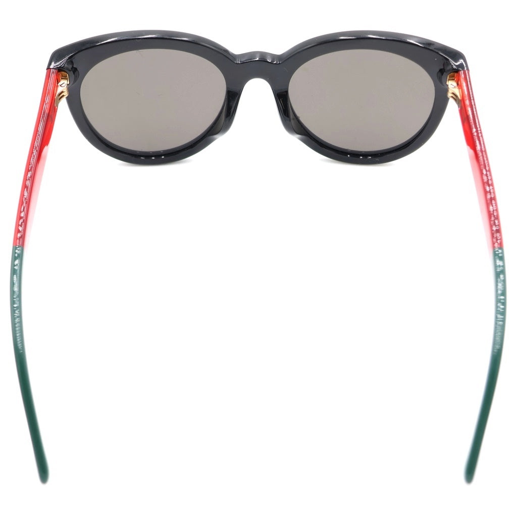 GUCCI(グッチ) バイカラー オーバルフレーム サングラス 眼鏡 アイウェア 蜂 レッド/グリーン GG1866SK 001