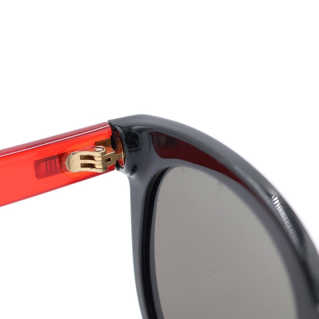 GUCCI(グッチ) バイカラー オーバルフレーム サングラス 眼鏡 アイウェア 蜂 レッド/グリーン GG1866SK 001