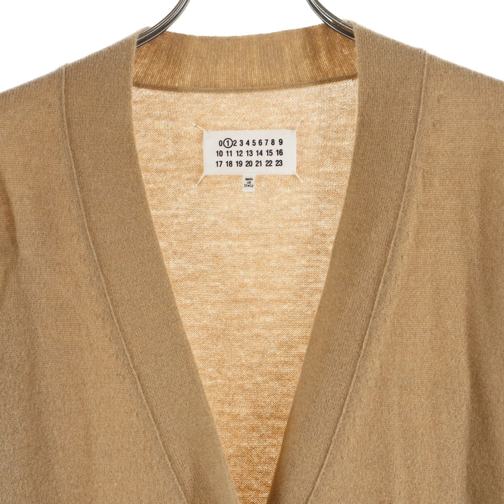 Maison Martin Margiela(メゾンマルタンマルジェラ) 19AW Wool Cashmere Cardigan ウール カシミヤ混 カーディガン ブラウン S51HA0958 S16882