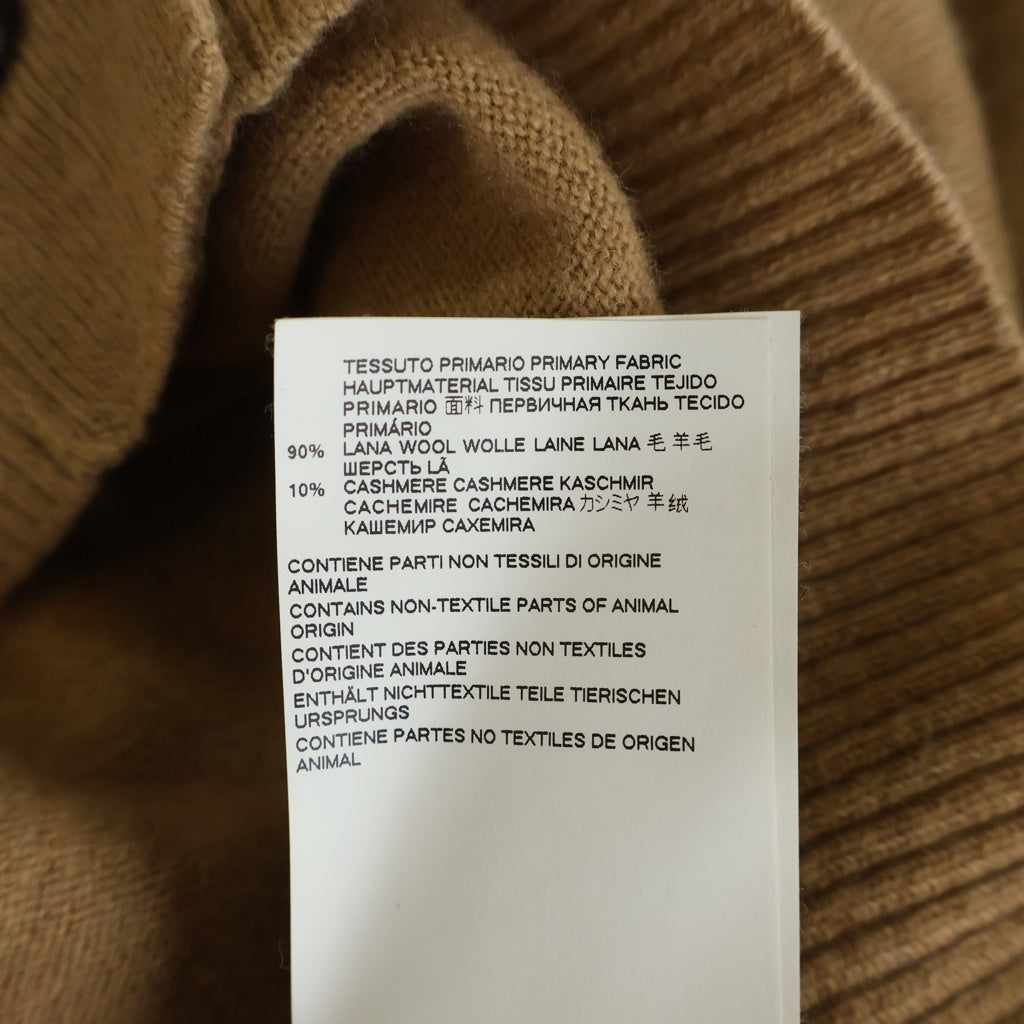 Maison Martin Margiela(メゾンマルタンマルジェラ) 19AW Wool Cashmere Cardigan ウール カシミヤ混 カーディガン ブラウン S51HA0958 S16882