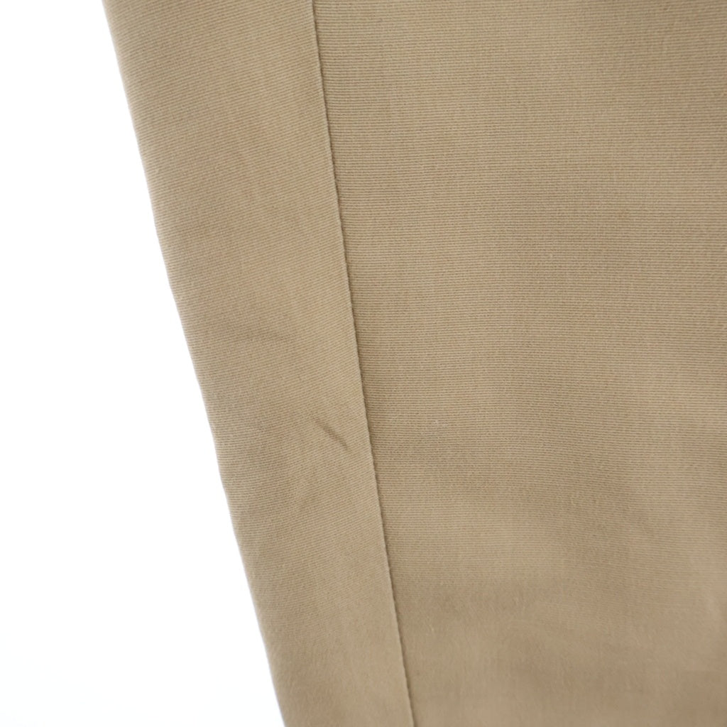BURBERRY(バーバリー) Cotton Long Straight Pant コットン センタープレス ストレートパンツ ベージュ 3924001