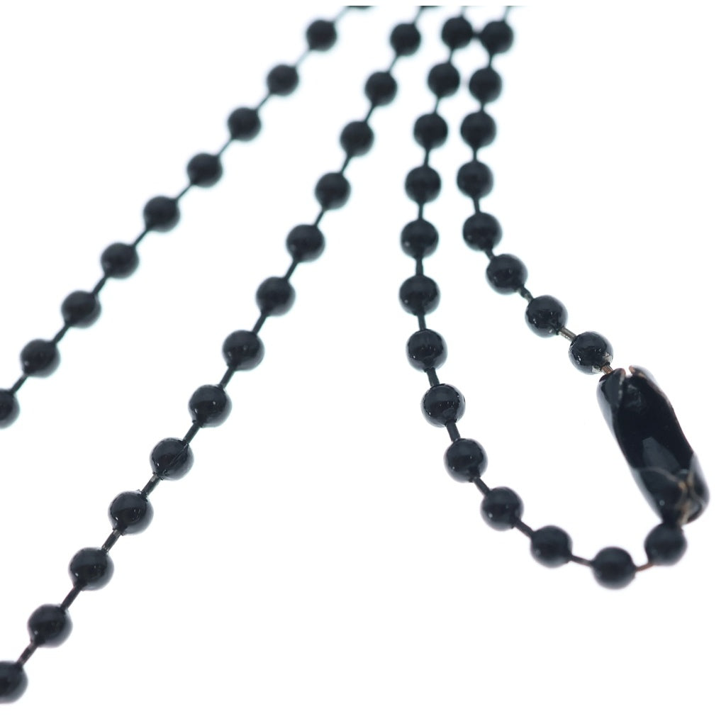 CHROME HEARTS(クロムハーツ) RUBBER CH CRS SML スモールCHクロス ラバーネックレス ラメ シリコン ブラック