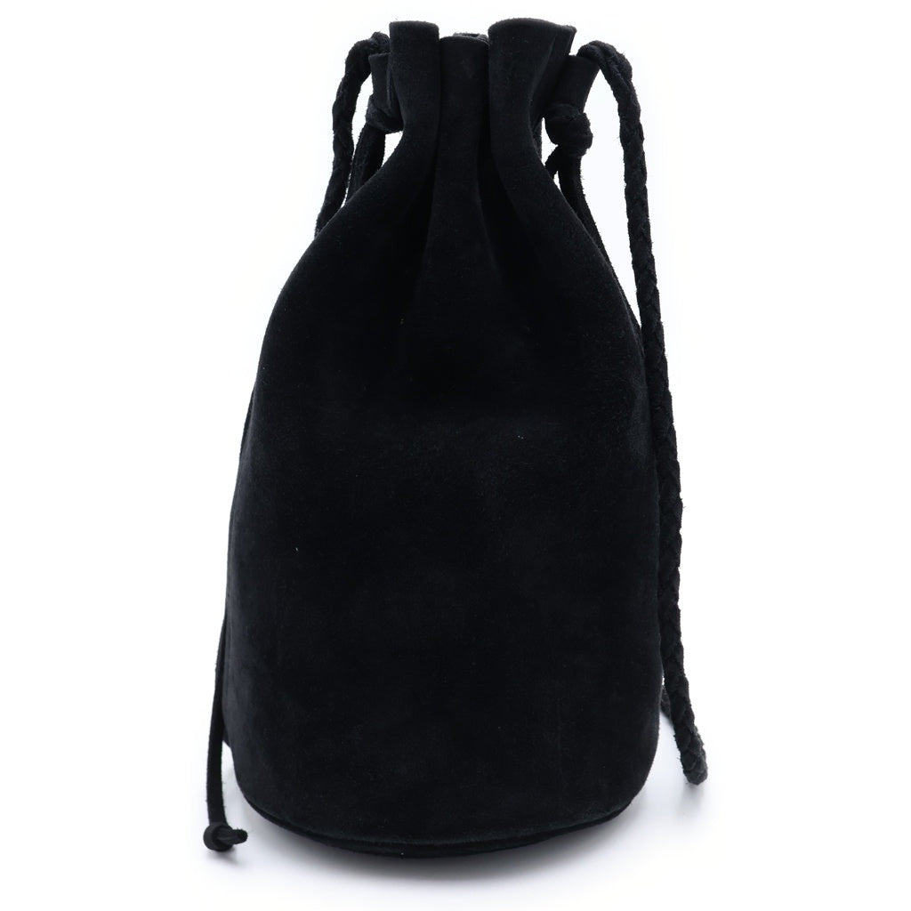 NORTH WORKS(ノースワークス) KOODOO BAG ARCH EXCLUSIVE MODEL クードゥーレザー サンバーストコンチョ付き ショルダーバッグ 巾着 ブラック