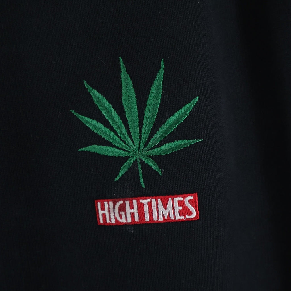 WACKO MARIA(ワコマリア) ×HIGHTIMES HEAVY WEIGHT SWEAT PANTS ハイタイムズ ヘビーウェイト スウェットパンツ ブラック