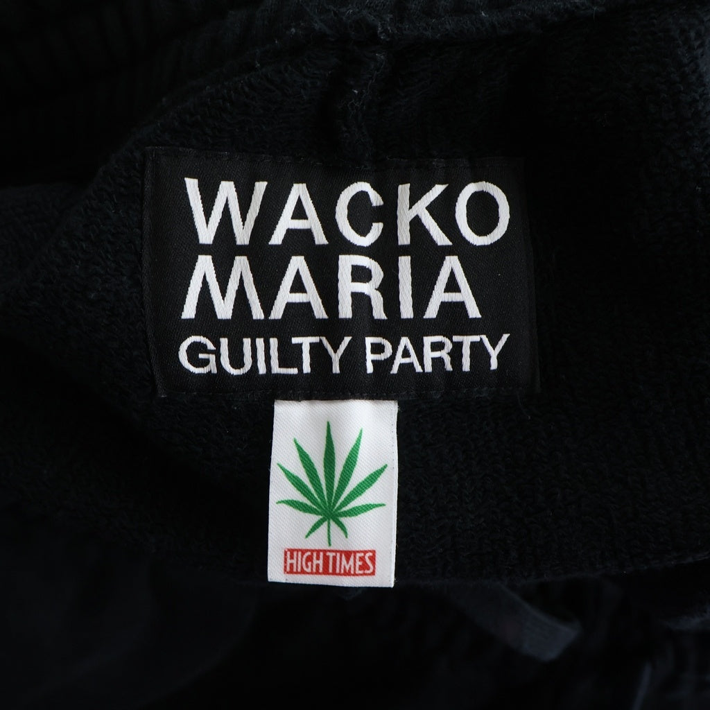 WACKO MARIA(ワコマリア) ×HIGHTIMES HEAVY WEIGHT SWEAT PANTS ハイタイムズ ヘビーウェイト スウェットパンツ ブラック