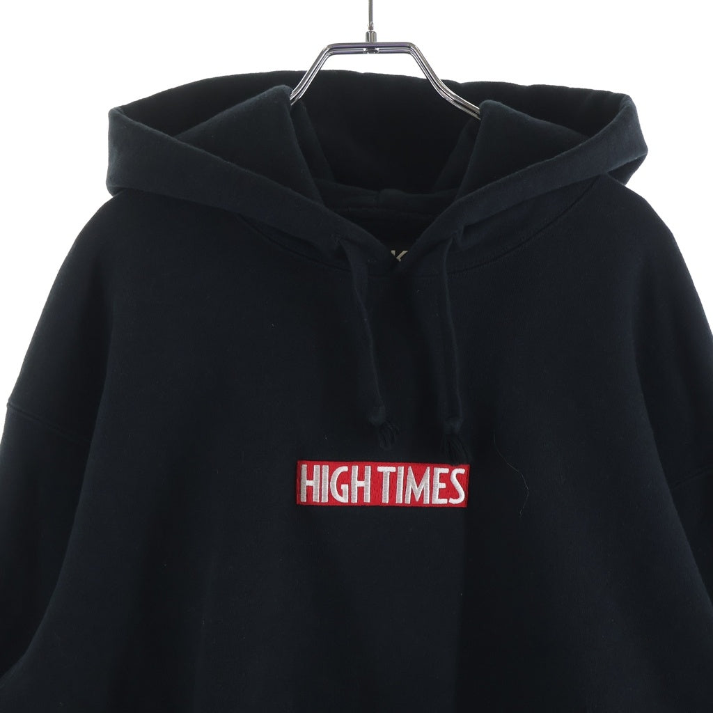 WACKO MARIA(ワコマリア) ×HIGHTIMES HEAVY WEIGHT HOODIE ハイタイムズ ヘビーウェイト プルオーバーパーカー フーディー ブラック