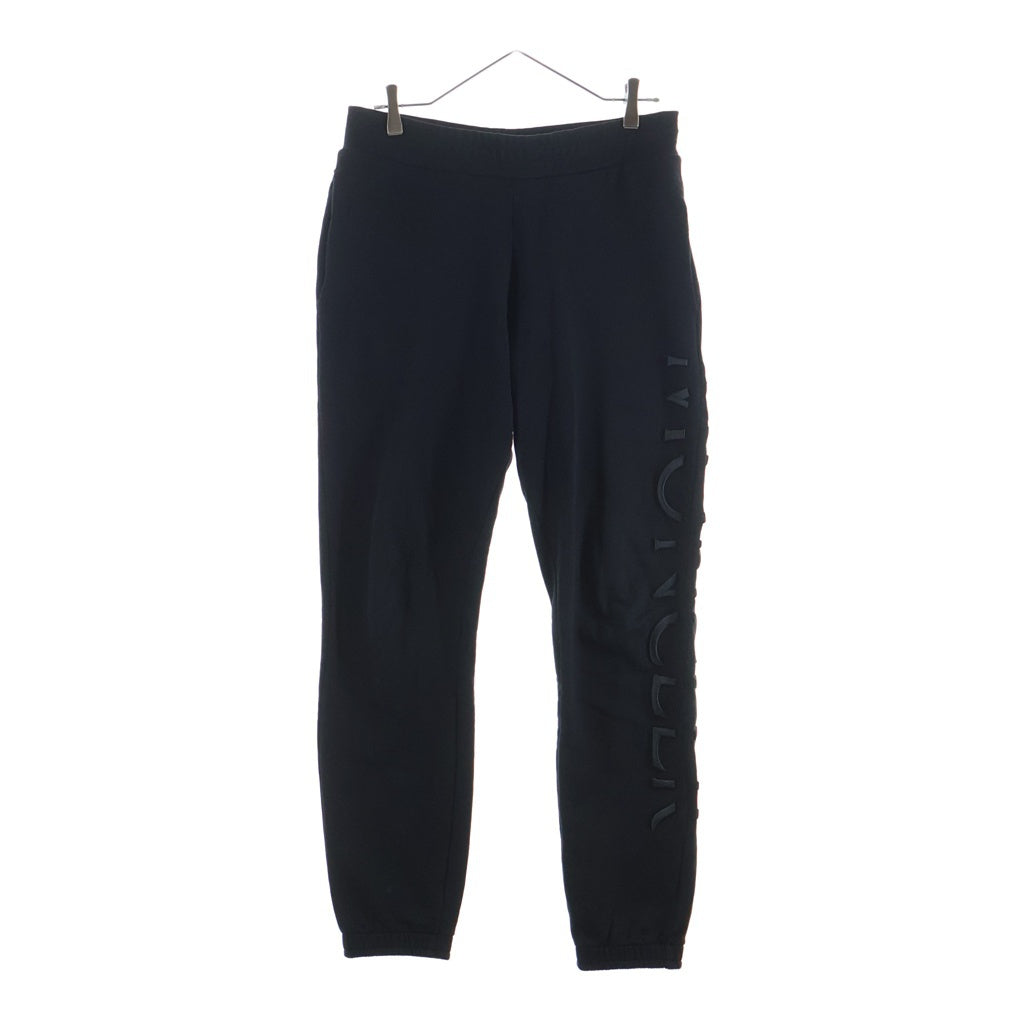 MONCLER(モンクレール) PANTALONE F20919D71712 パンタローネ ロゴ刺繍スウェットパンツ ブラック