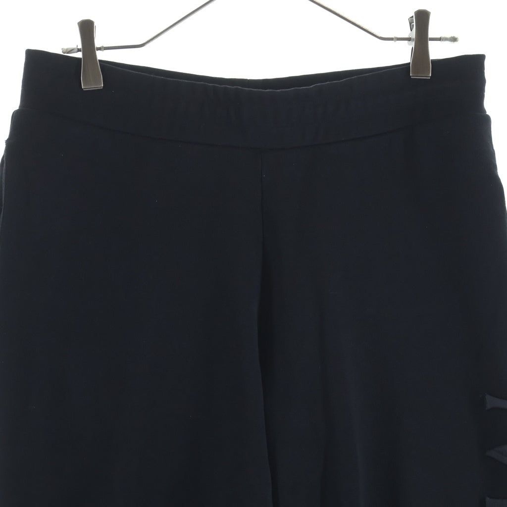 MONCLER(モンクレール) PANTALONE F20919D71712 パンタローネ ロゴ刺繍スウェットパンツ ブラック