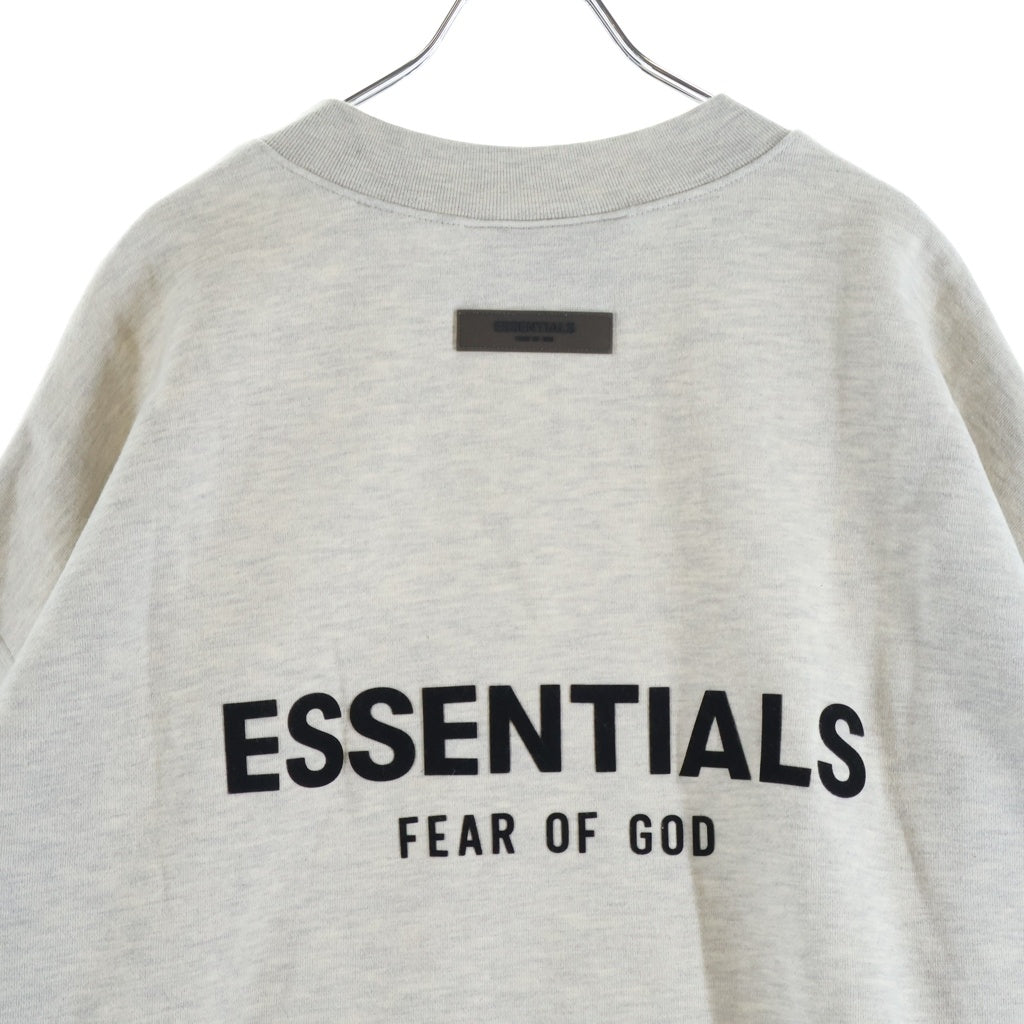 FEAR OF GOD ESSENTIALS(フィアオブゴッド エッセンシャルズ) Rubber Logo Sweatshirt ラバーロゴ クルーネックスウェットトレーナー グレー