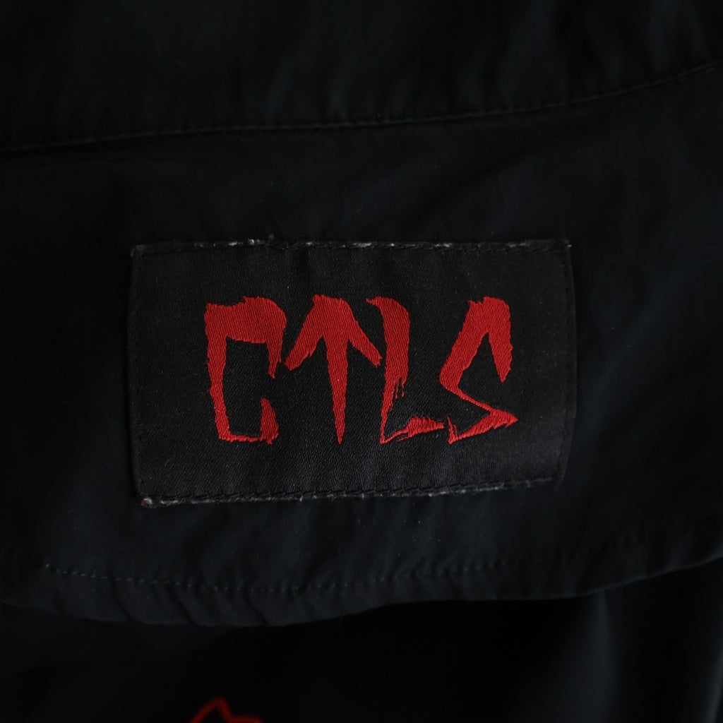 cvtvlist(カタリスト) 23SS 名古屋限定 ロゴ刺繍ナイロン半袖シャツ ブラック 2201040202