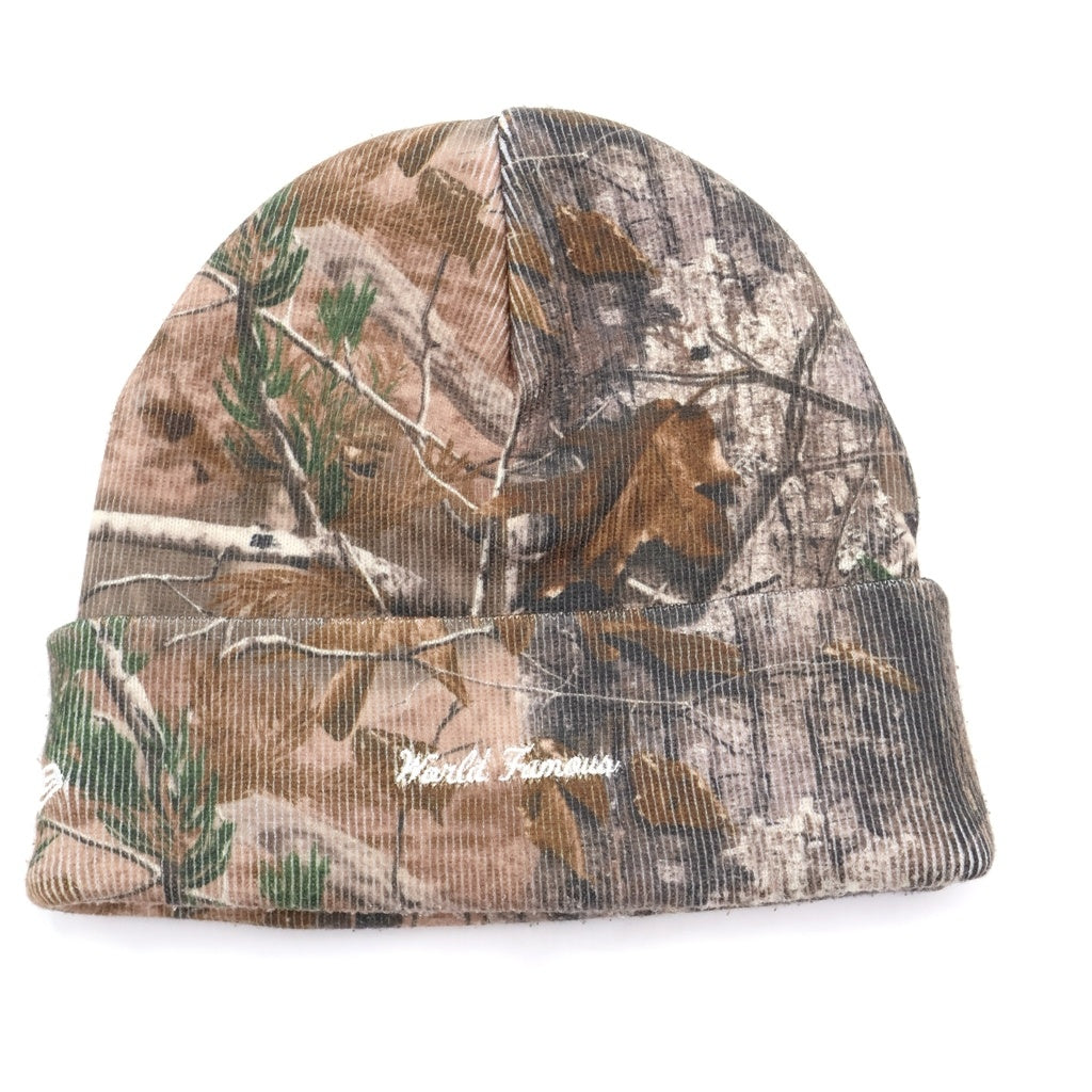 SUPREME(シュプリーム) 25AW ×NEW ERA BOX LOGO BEANIE REALTREE AP CAMO ニューエラ ボックス ロゴ リアルツリー ニットビーニー 帽子 カーキ