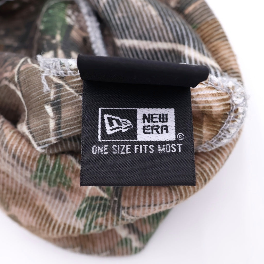SUPREME(シュプリーム) 25AW ×NEW ERA BOX LOGO BEANIE REALTREE AP CAMO ニューエラ ボックス ロゴ リアルツリー ニットビーニー 帽子 カーキ