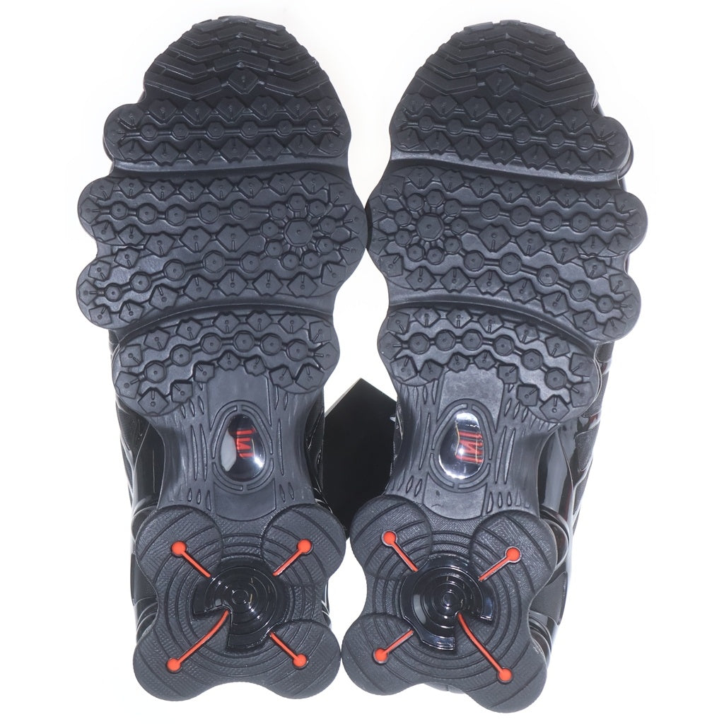 NIKE(ナイキ) SHOX TL BLACK METALLIC HEMATITE MAX ORANGE ショックス TL ブラック メタリックヘマタイト マックスオレンジ ローカットスニーカー US8.5/26.5cm AV3595-002