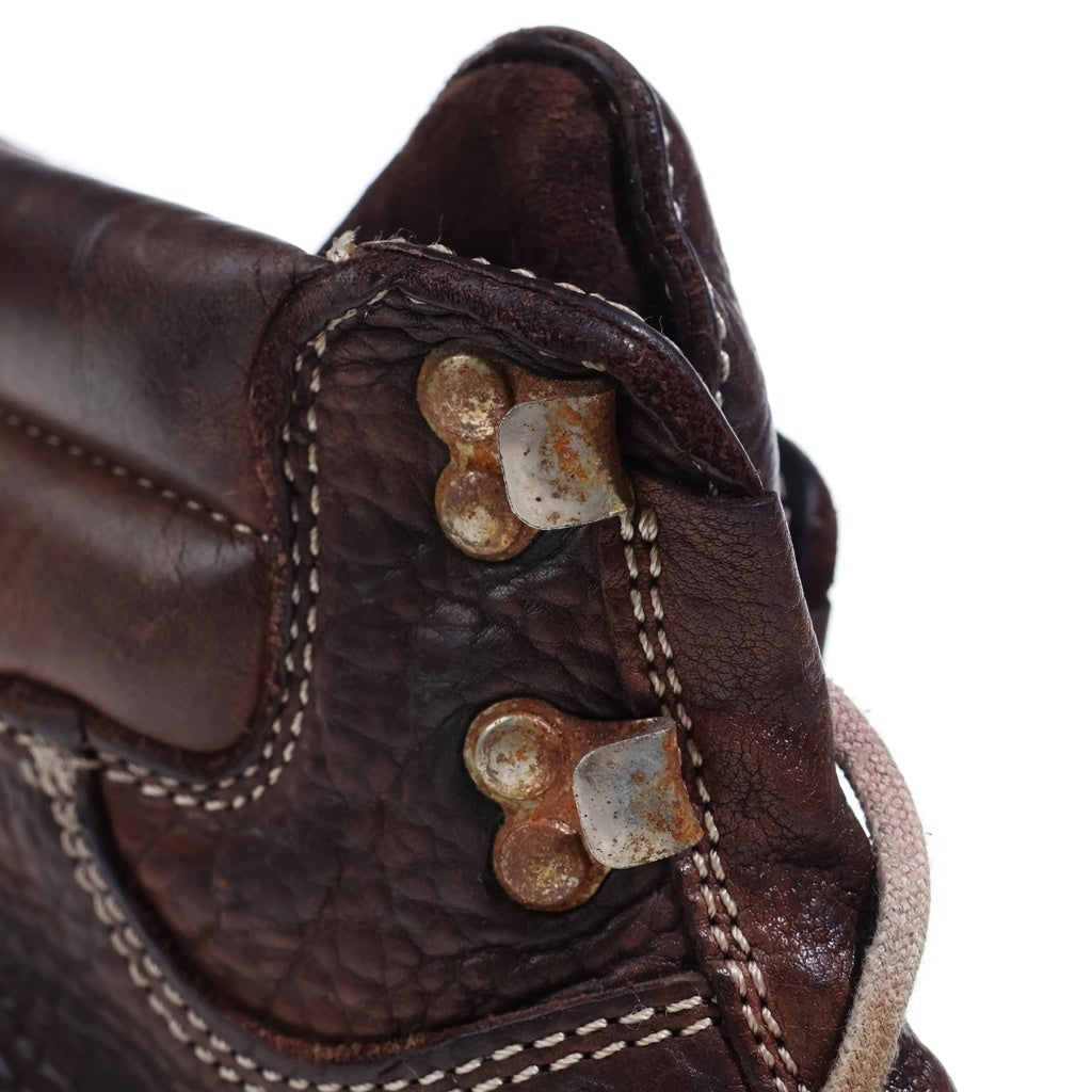 GUIDI(グイディ) Hiking Boots 795Z レースアップ レザー ハイキングブーツ ブラウン