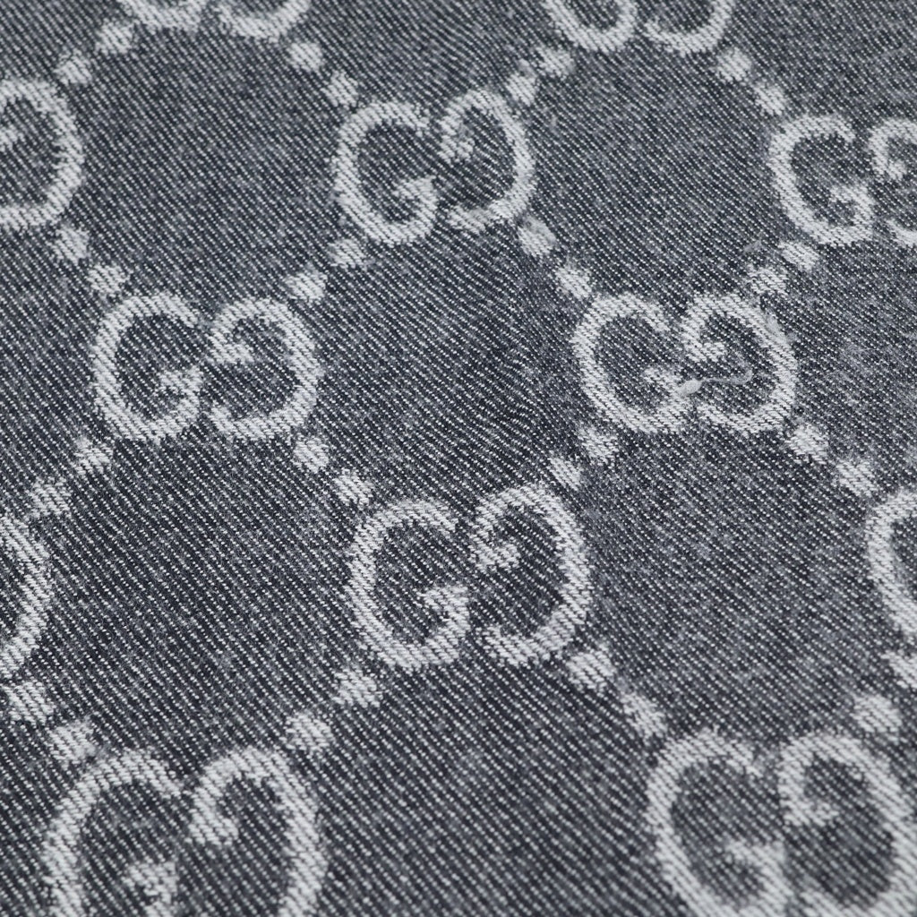 GUCCI(グッチ) GG Jaquard Scarf GGジャガード ウールマフラー グレー 676610 4G200