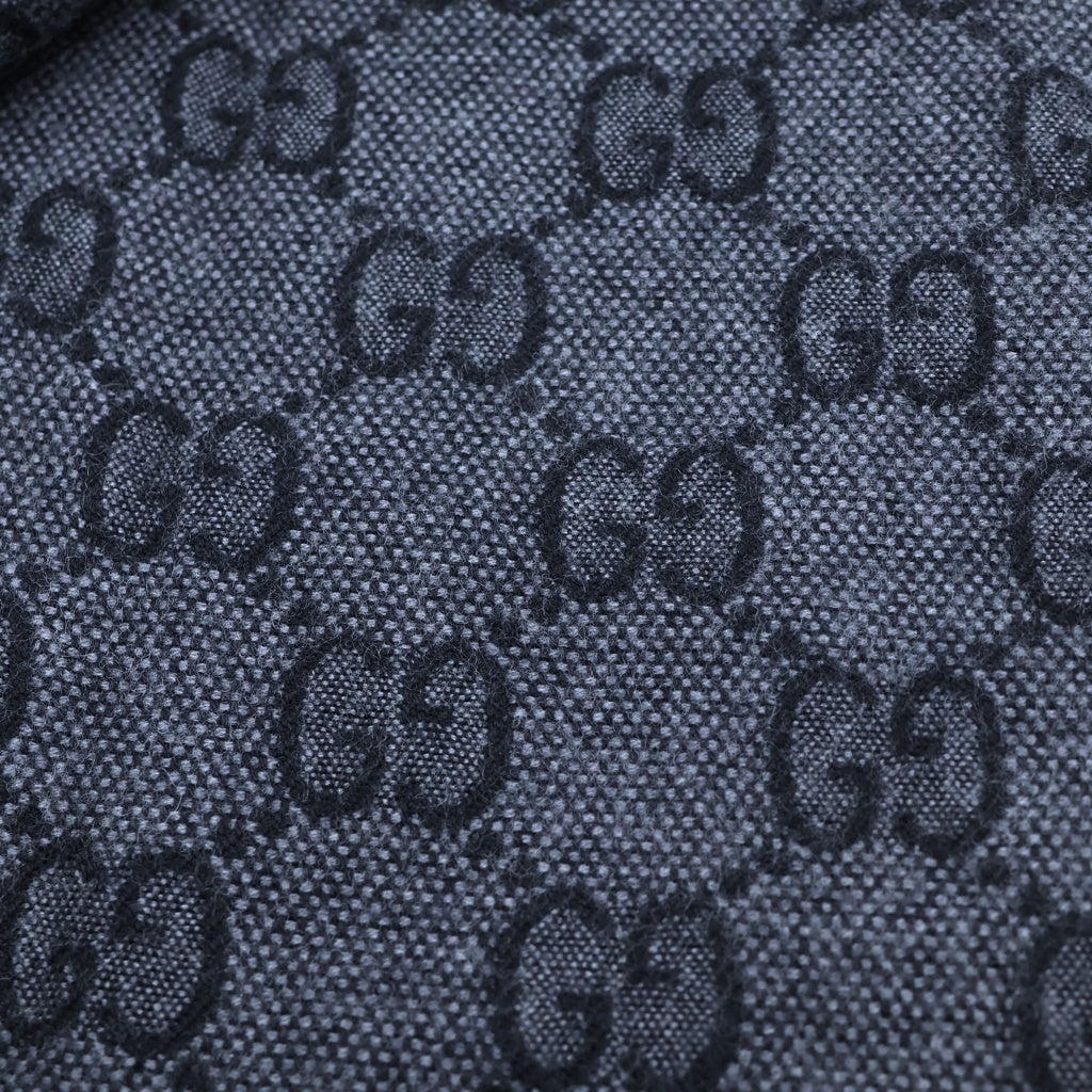 GUCCI(グッチ) GG Jaquard Scarf GGジャガード ウールマフラー グレー 676610 4G200