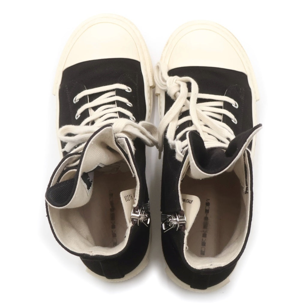 DRKSHDW(ダークシャドウ) SNEAKS キャンバス ハイカットスニーカー ブラック DU01F4800-D0EH4