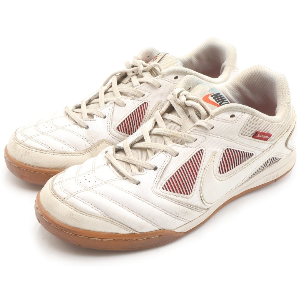 NIKE(ナイキ) ×Supreme × Nike SB Luner Gato White シュプリーム ×ナイキ SB ルナ ガト ホワイトローカットスニーカー ホワイト US9/27CM AR9821-116