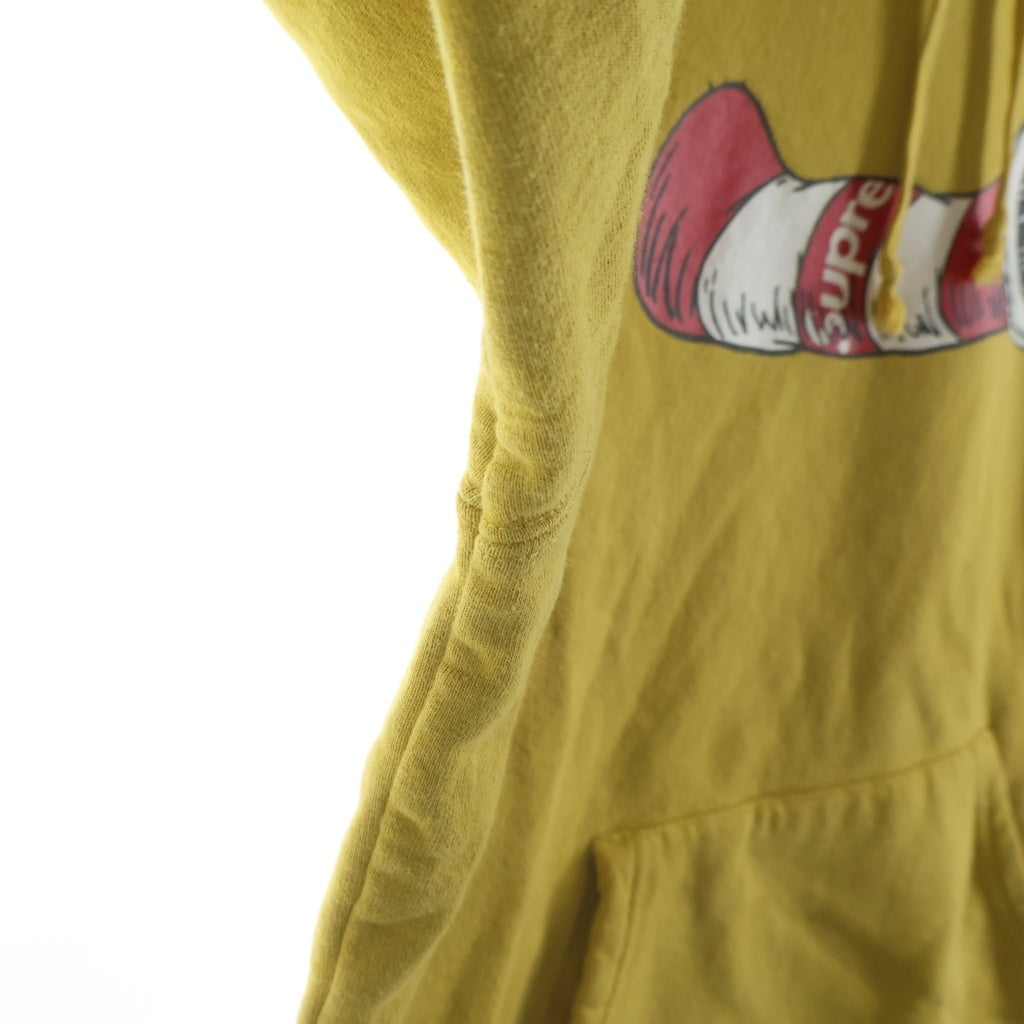 SUPREME(シュプリーム) 18AW Cat in the Hat Hooded Sweatshirt フロントプリント プルオーバースウェットフーディー イエロー