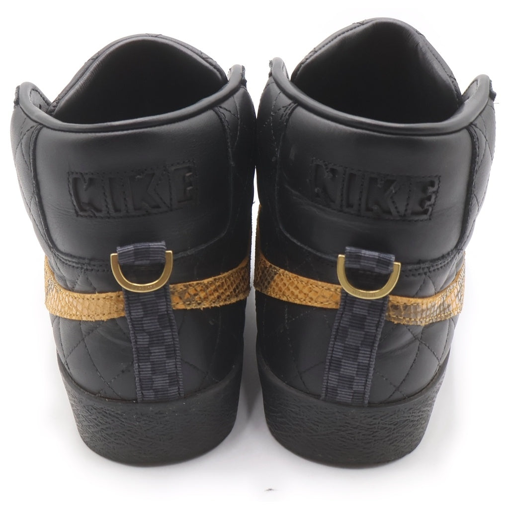 NIKE(ナイキ) ×Supreme × Nike SB Blazer Mid Black シュプリーム ×ナイキ SB ブレーザー ミッド ブラック ミッドカットスニーカー ブラック US19/27CM DV5078-001
