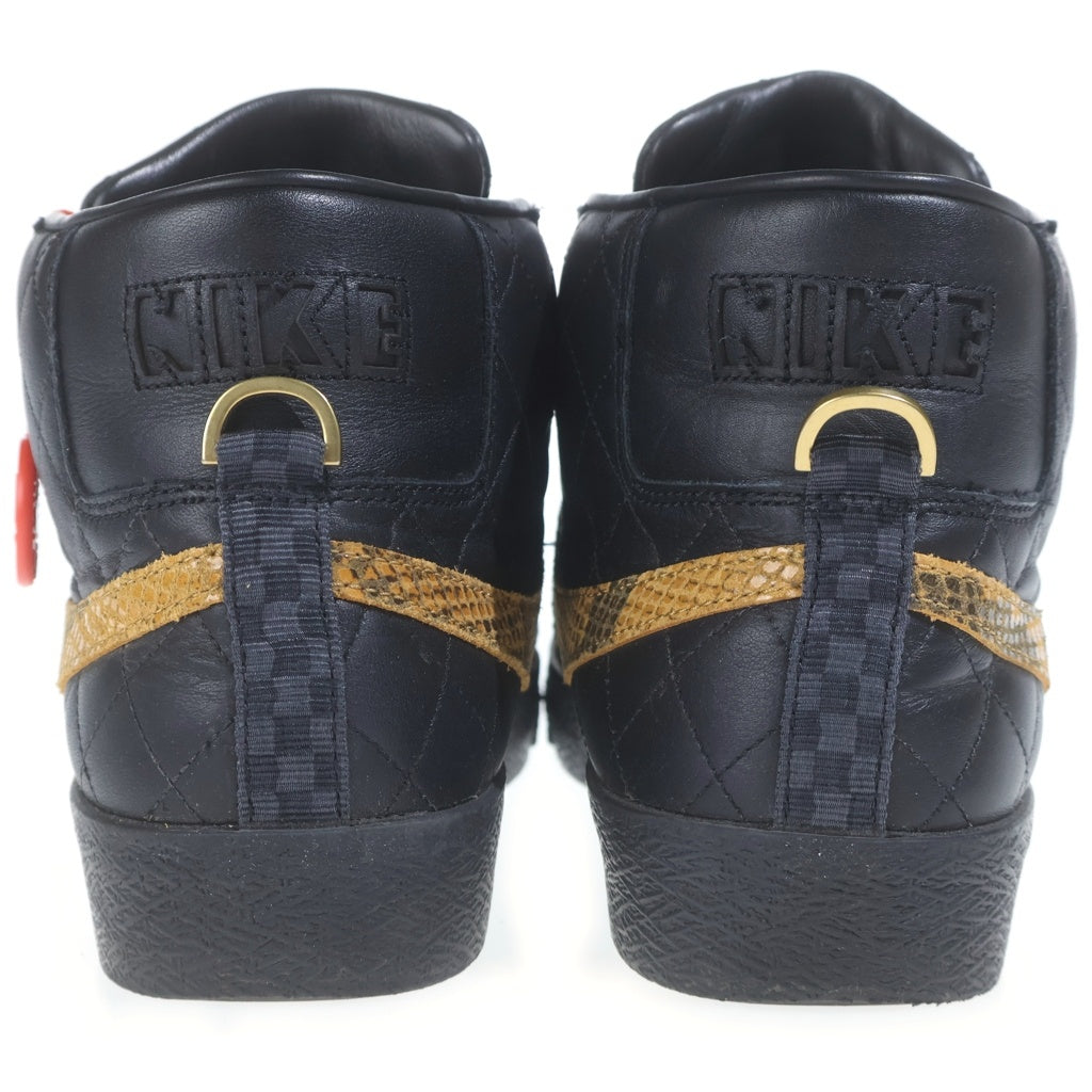 NIKE(ナイキ) ×Supreme × Nike SB Blazer Mid Black シュプリーム ×ナイキ SB ブレーザー ミッド ブラック ミッドカットスニーカー ブラック US19/27CM DV5078-001