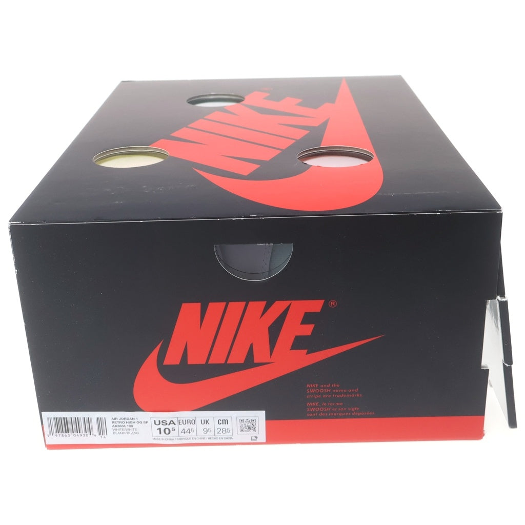 NIKE(ナイキ) ×Virgil Abloh Archive (V.A.A.) × Nike Air Jordan 1 Retro High OG Alaska エアジョーダン1 レトロ ハイ アラスカハイカットスニーカー AA3834-100