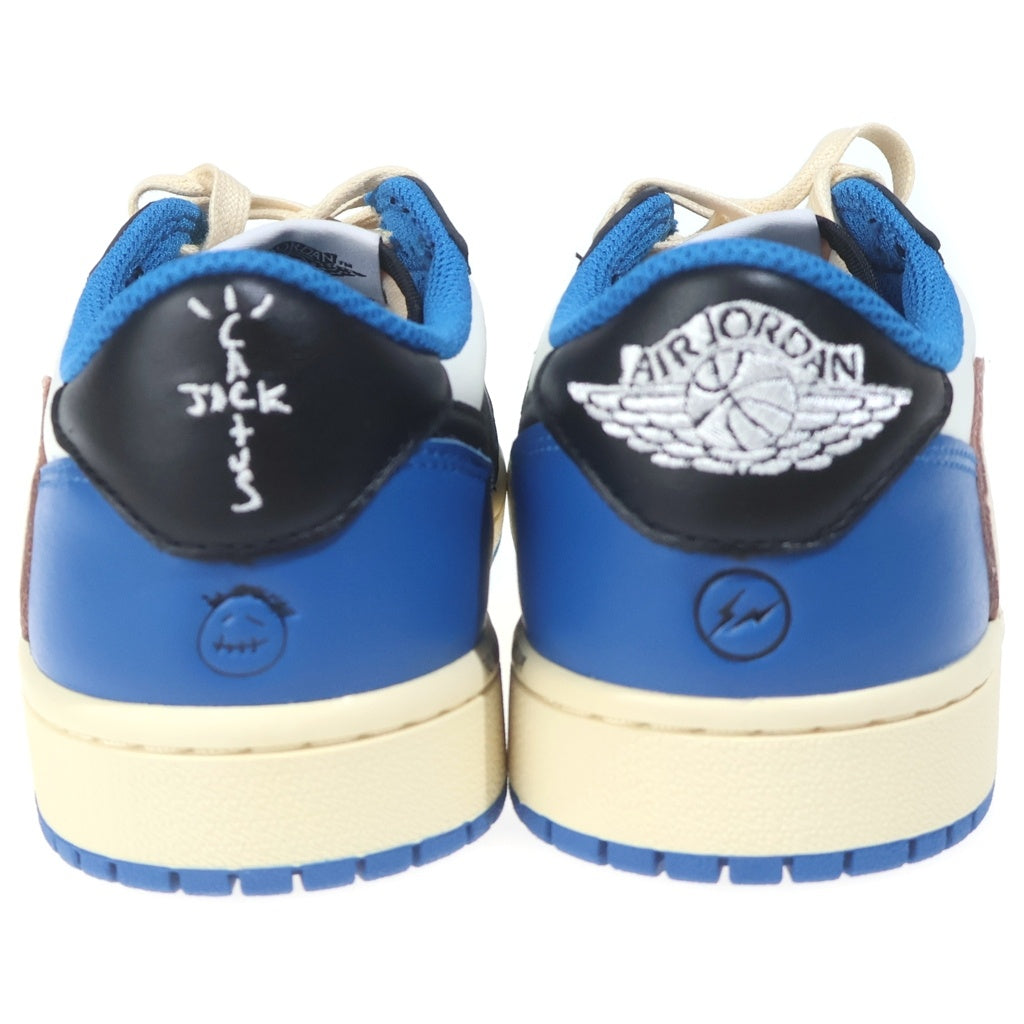 NIKE(ナイキ) ×TRAVIS SCOTT FRAGMENT DESIGN AIR JORDAN 1 LOW トラヴィススコット フラグメント エアジョーダン1 ローカットスニーカー US6/24cm DM7866 140
