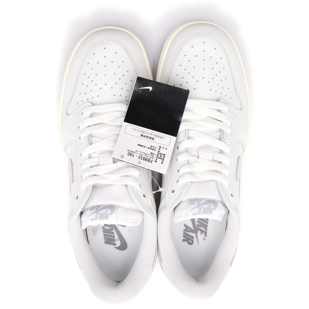 NIKE(ナイキ) AIR JORDAN 1 Low '85 Neutral Grey FB9933-100 エアジョーダン1 85 ニュートラルグレー ローカットスニーカー US9.5/27.5cm ホワイト/グレー