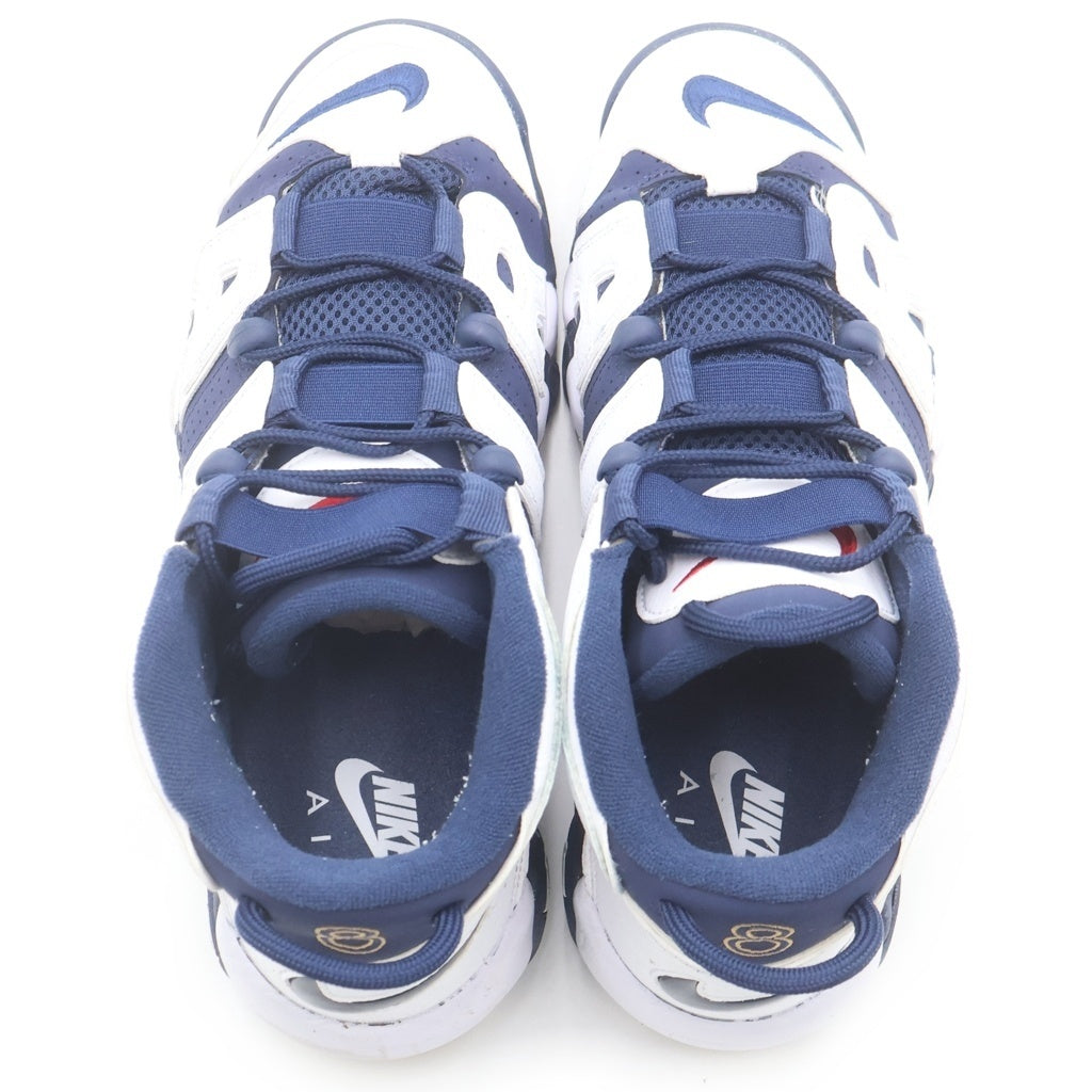 NIKE(ナイキ) Air More Uptempo '96 Olympic FQ8182-100 エアモアアップテンポ '96 オリンピック ハイカットスニーカー US9.5/27.5cm ホワイト/ブルー