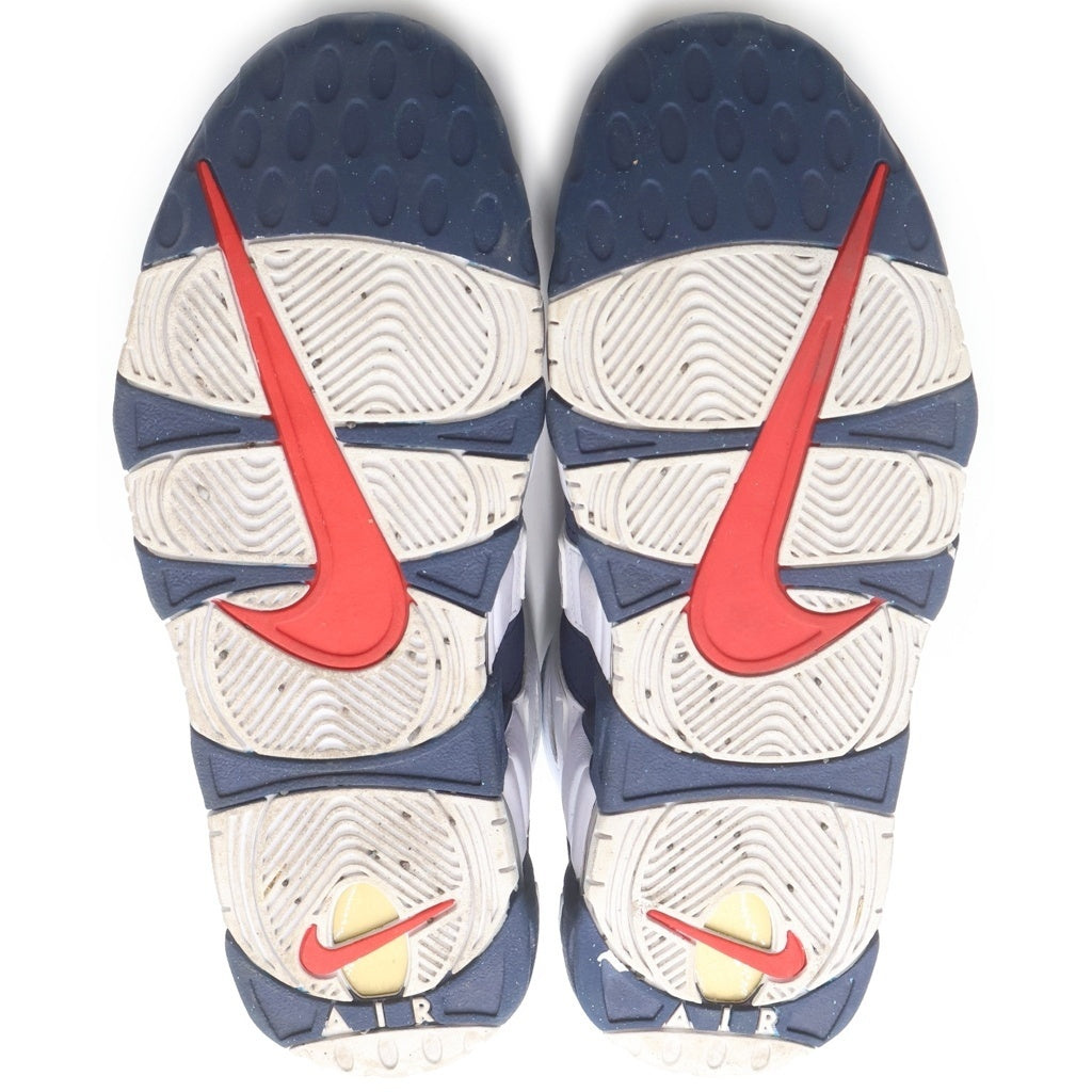 NIKE(ナイキ) Air More Uptempo '96 Olympic FQ8182-100 エアモアアップテンポ '96 オリンピック ハイカットスニーカー US9.5/27.5cm ホワイト/ブルー