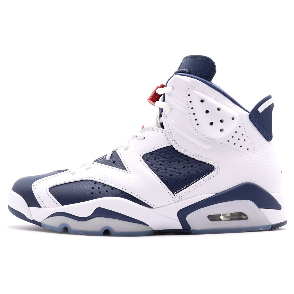 NIKE(ナイキ) AIR JORDAN 6 Retro White and Midnight Navy CT8529-164 エアジョーダン6 レトロ ホワイト アンド ミッドナイトネイビー ハイカットスニーカー US9.5/27.5cm