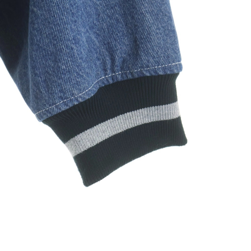 SUPREME(シュプリーム) 18SS Denim Varsity Jacket Black デニム バーシティ ジャケット ブラック/インディゴ