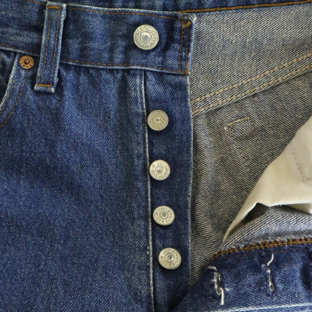 Levi's(リーバイス) 80S VINTAGE 501 ボタン裏524 ヴィンテージ スモールE ストレートデニムパンツ ジーンズ インディゴ